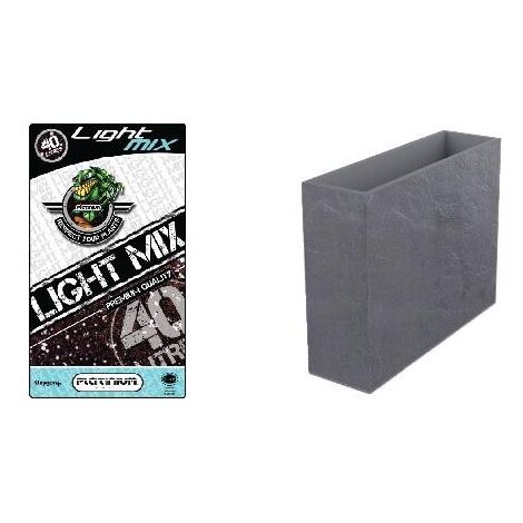 Pack - Loft XL Volcania 63L Gris Galet + Substrat Platinium LightMIX