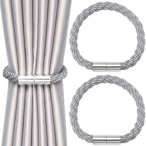 Pack Magnetic Curtain Tiebacks for Home, Cafe, Office