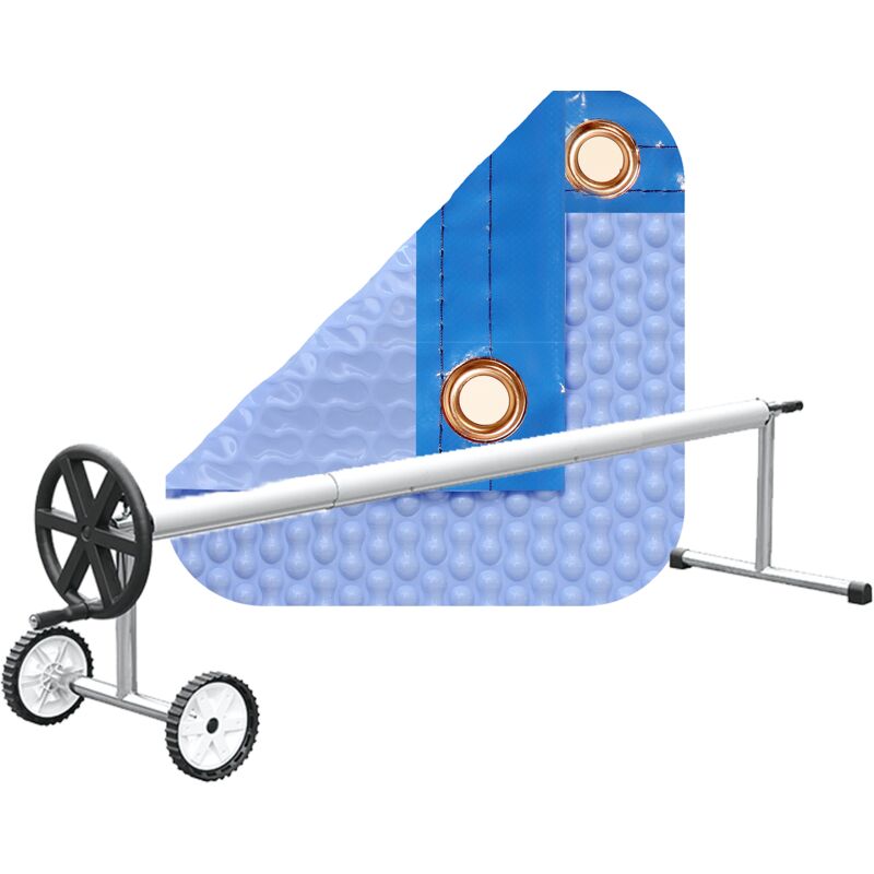 

PACK MANTA TÉRMICA (COBERTOR TÉRMICO-CUBIERTA ISOTÉRMICA-TOLDO PARA PISCINA) DE 500 MICRAS COOLGUARD CON REFUERZO EN TODO EL CONTORNO (5x3m) +