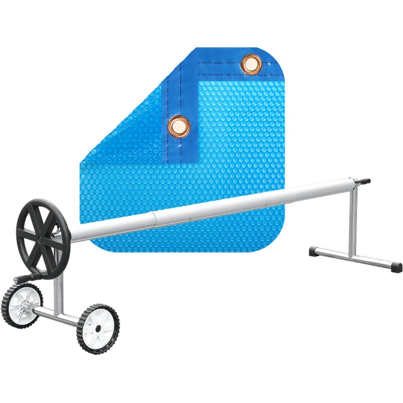 International Cover Pool - Pack Manta Térmica De 400 Micras Eco (5X10M) + Enrollador