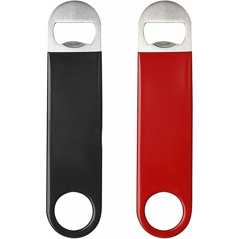 Héloise - Pack Manual Can Opener, Key Bottle Opener with Blade for Bartender, Sturdy and Durable Stainless Steel Bottle Opener, Bartender Bottle