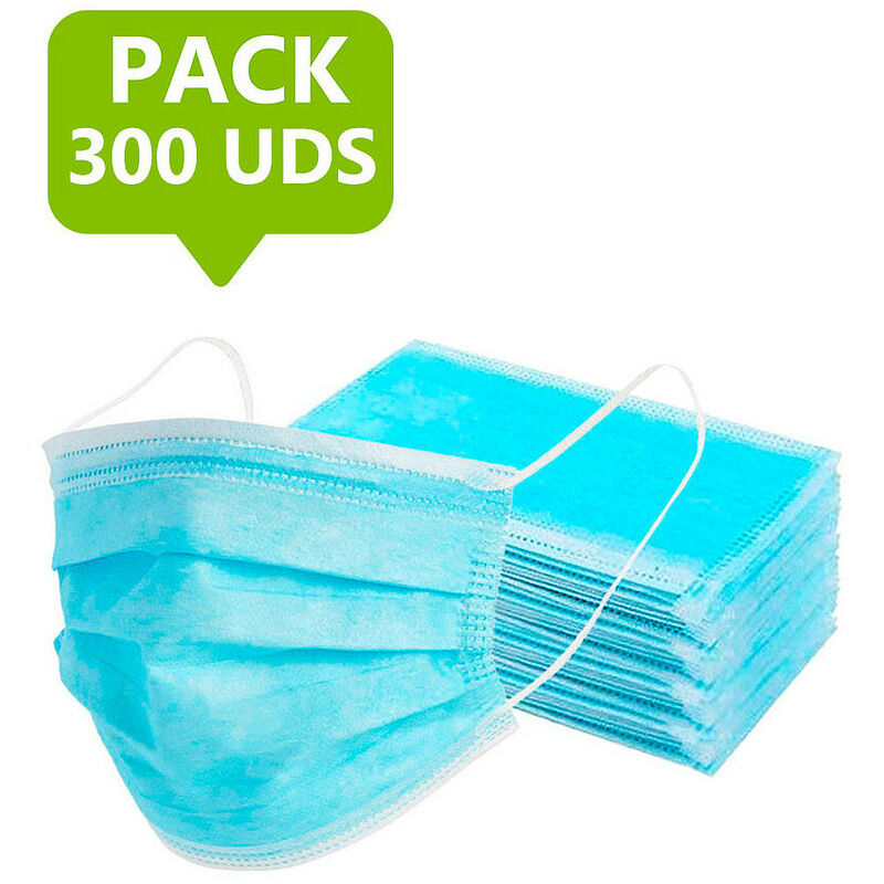 

PACK MASCARILLA HIGIÉNICA DE 3 CAPAS 200, 300 o 500 uds 300