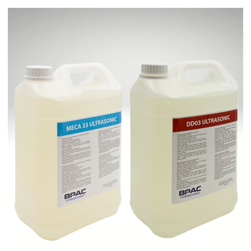 Pack MECA33 et DD03 Détergents Nettoyant Ultrason oxydation - Bpac