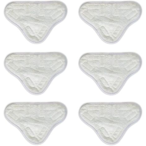 Pack Microfiber Cleaning Pads for Steam Cleaner, Compatible with H2O X5 H20, Washable, YMYNY