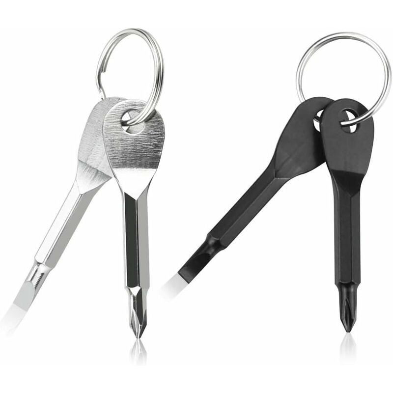 Pack Mini cacciavite portatile per portachiavi edc...