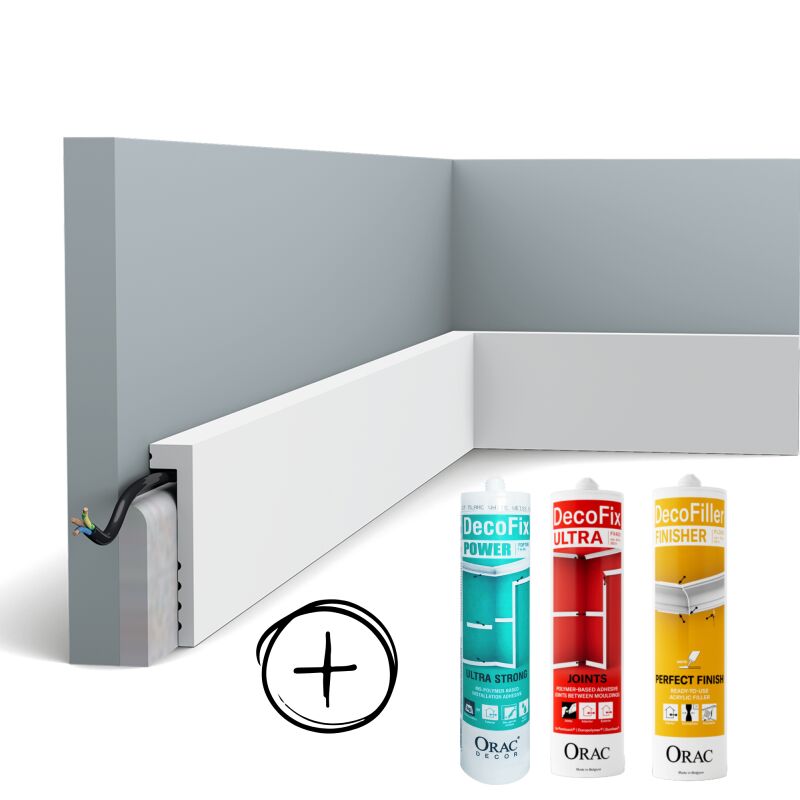 Orac - Pack mkp 48 mètres linéaires SX171 + colles l 200 x h 10 x l 2,2 cm - l 200 x h 10 x l 2,2 cm decor