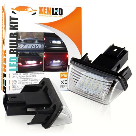 Pack module LED plaque arrière PSA 206 207 306 DS4 - BLANC 6000K