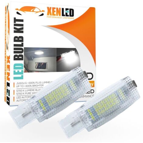Pack modules d'intérieur LED compatible avec VAG GOLF 5, 6, JETTA, PASSAT, POLO, SHARAN, TIGUAN, TOURAN, SHARAN... - BLANC 6000K