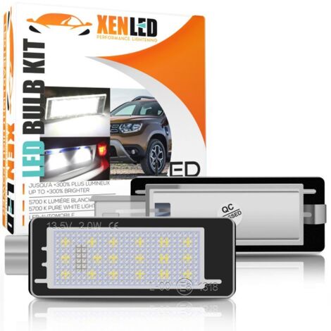 Pack modules LED plaque arrière Dacia Duster I à partir de 2009