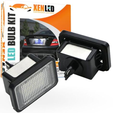 Pack modules LED plaque arrière Mercedes GLK X204 - BLANC 6000K