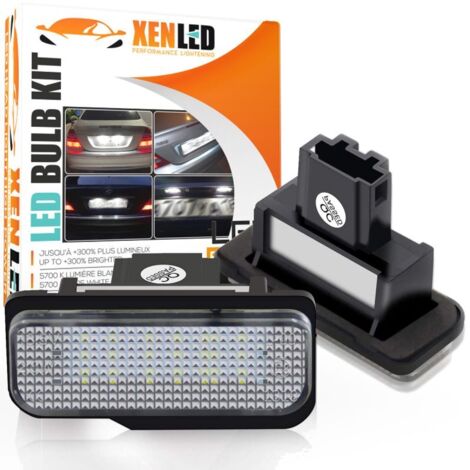 Pack modules LED plaque arrière Mercedes W203 5D W211 W219 R171 - BLANC 6000K
