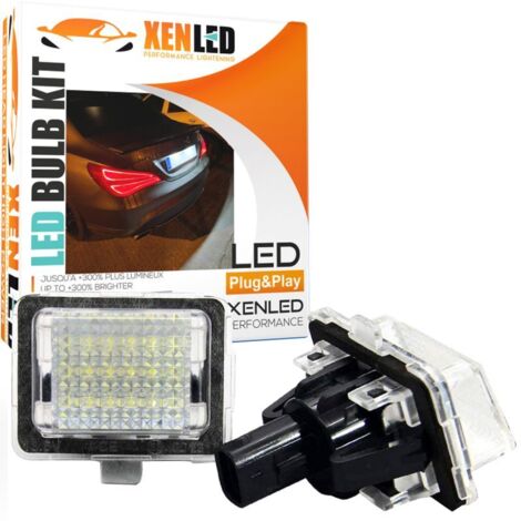 Pack modules LED plaque arrière Mercedes W204 W212 W221 C216 C207 - BLANC 6000K