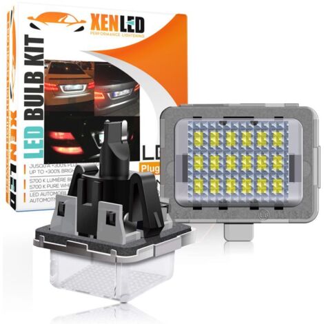 Pack modules LED plaque arrière Mercedes W204 W212 W221 C216 C207 - BLANC 6000K