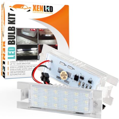 Pack modules LED plaque arrière OPEL Insignia, Zafira, Astra H, Corsa D - BLANC 6000K