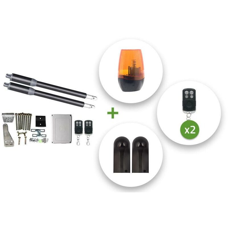 Pack motorisation portail battant RANGER x150cm