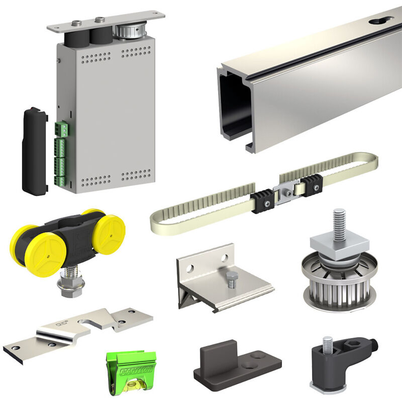 Pack motorisation slid'up M200 pour 2 portes coulissantes en bois - radio