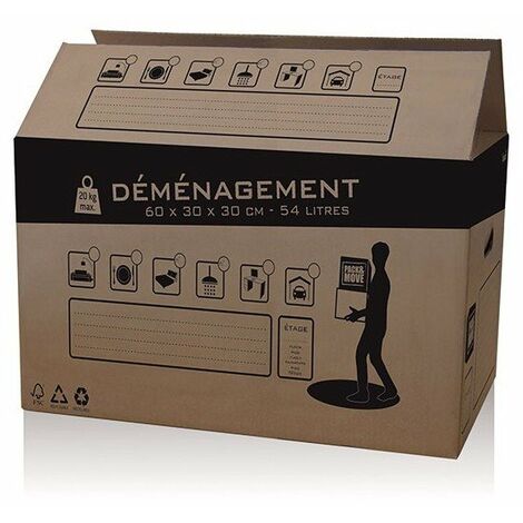 Carton demenagement 54l ref.32581