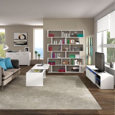 Homely - Mueble de salón modular ÁRTICO, conjunto de 5 muebles tv