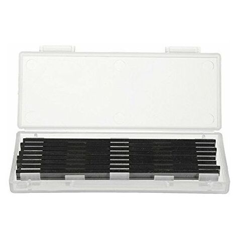 Pack of 10 82 mm x 5.5 mm HSS reversible planer blades for Bosch Black Decker Mafell