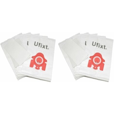 UFIXT Pack Of 10 FJM Bags For Miele S512-1 Vacuum Bags Type FJM Free Delivery