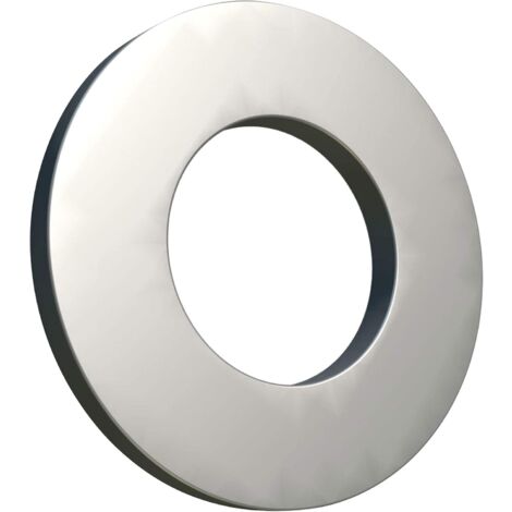 Pack of 10 galvanized flat washers made of alloy steel, (sizes: M20), flat washers for sealing screws, sealing rings, accessories of ISO 7089 DIN 125 (20 mm x 35 mm)