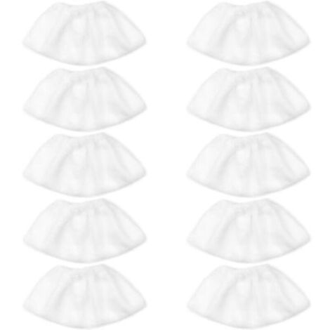Pack of 10 Microfibre Windscreen for Karcher EasyFix SC2, SC3, SC4 Steam Accessory Replacement Cloths for Hand Nozzles Chiffon, microfibre et lingette