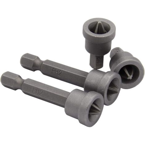 Pack of 10 screwdriver bits - With 25 mm depth stop - For drywall