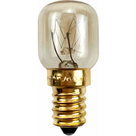 Pack of 10 SES E14 Pygmy Light Bulbs with Bayonet Base - Oven/Microwave Light Bulbs Heat Resistant up to 300～C - Night Light Bulbs (E14 25.00W 240.00V)