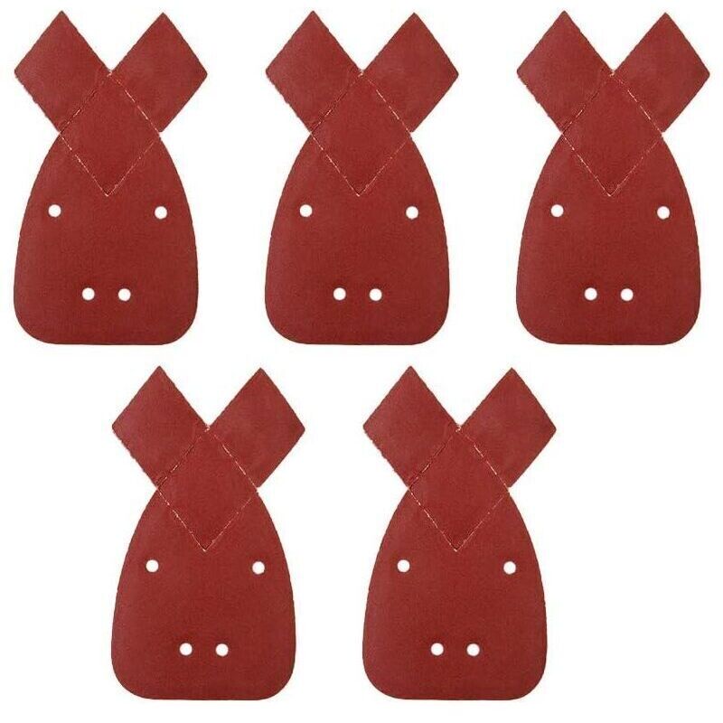 Pack of 10 sheets of 2000 grit sandpaper for Black and Decker Detail Palm sander.