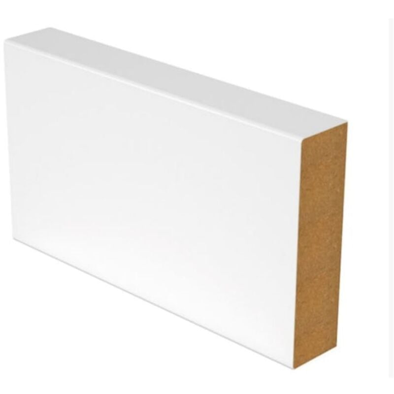 PACK OF 10 - Square Edge Skirting - 18mm x 119mm - 3.66m Length