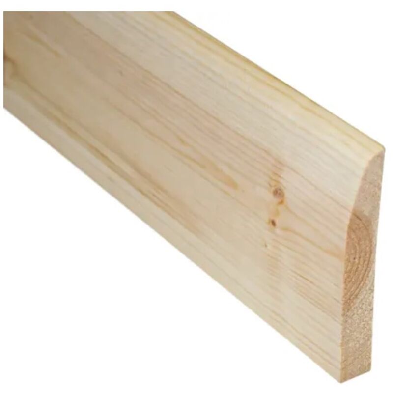 PACK OF 10 (Total 10 Units) - 14.5mm Redwood Chamfered & Rounded Architrave 19mm x 100mm (act size 14.5mm x 96mm)x 3000mm