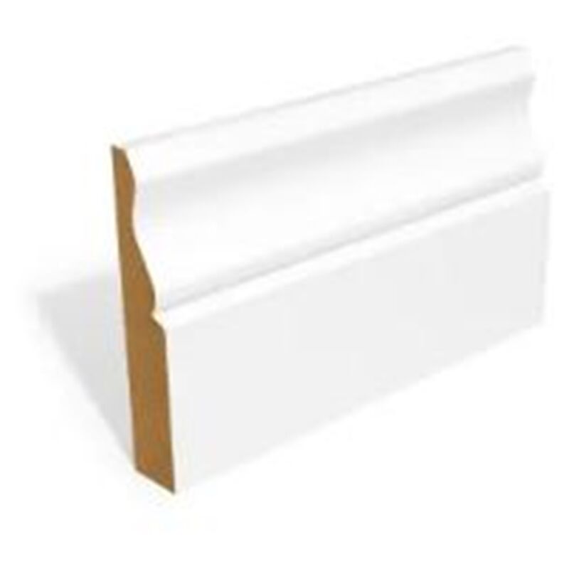 PACK OF 10 (Total 10 Units) -18mm FSC Ogee Skirting - 18mm x 144mm - 4200mm