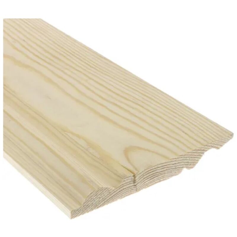 PACK OF 10 (Total 10 Units) - 20.5mm FSC Redwood Torus/Ogee Skirting 25 x 150mm (act size 20.5mm x 145mm) x 3000mm