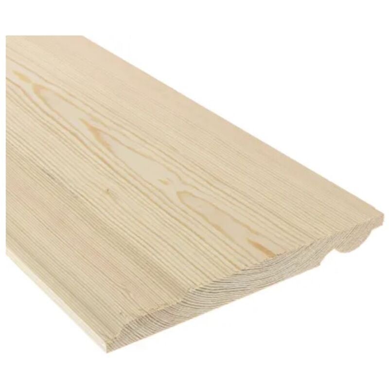 PACK OF 10 (Total 10 Units) - 20.5mm FSC Redwood Torus/Ovolo Skirting 25mm x 175mm (act size 20.5mm x 169mm)x 3000mm