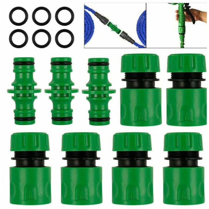 Ahlsen Pack of 15 quick watering connectors for garden hoses