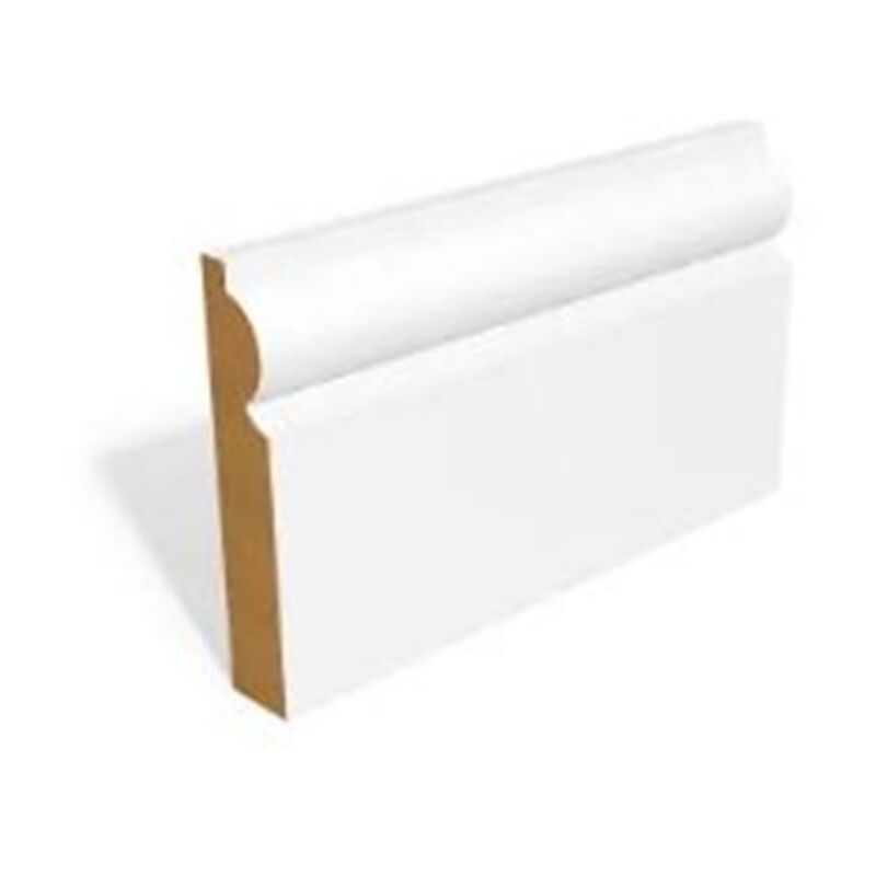 PACK OF 15 (Total 15 Units) - 18mm Torus Skirting - 18mm x 119mm - 4200mm