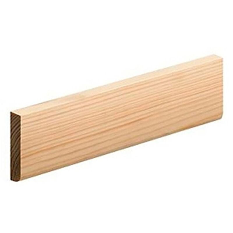 Pack of 15 (Total 15 Units) - 19mm Thick Redwood Pencil Round Architrave 19mm (t) x 50mm (w) x 2100mm (l)