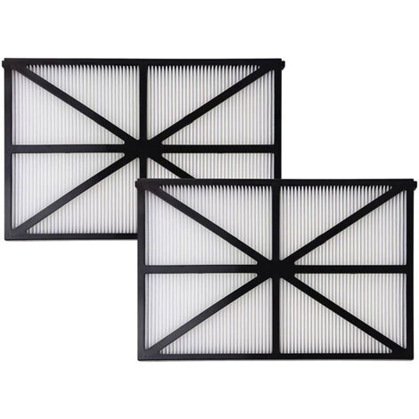 CHENDYY Pack of 2 Filter Panels for Tiger Shark Robot - RCX70101PAK2 - Black