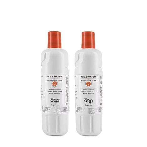 MIMIY Pack of 2 filters (EDR2RXD1) Refrigerator, refrigerator water filter