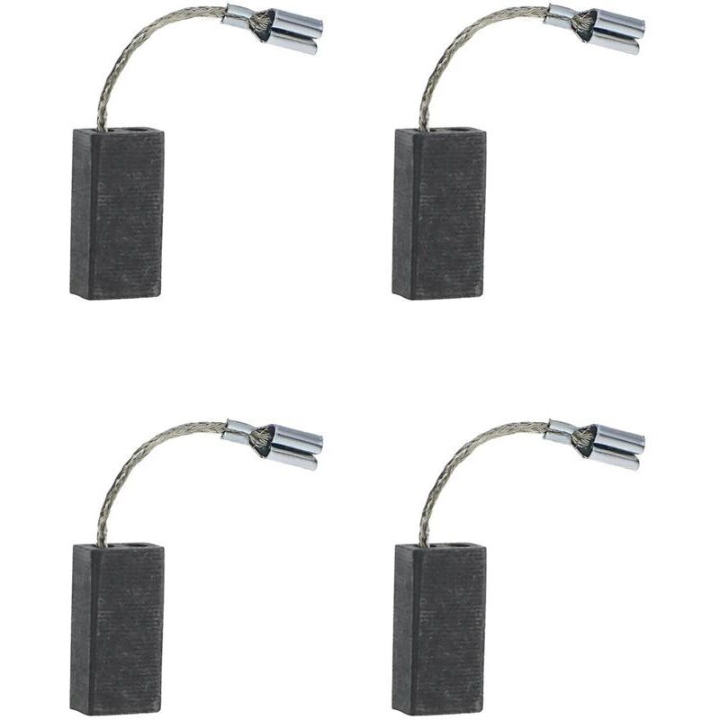 Pack of 2 pairs of 5 x 8 x 15 mm carbon brushes with automatic shut-off, compatible with QUICAST 600 W GHT GHT600A1 electric hedge trimmers