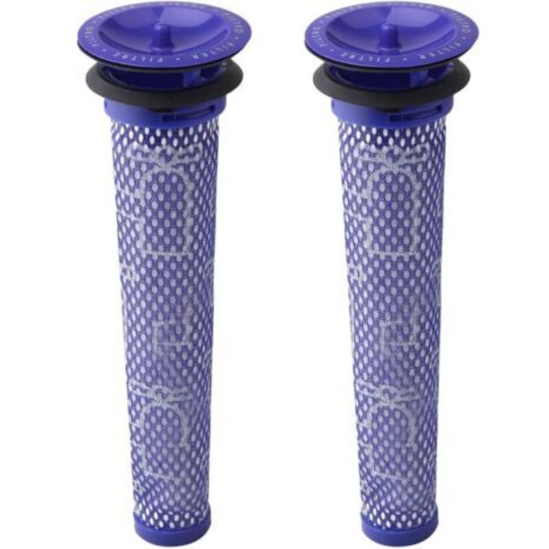 Pack of 2 replacement pre-filters for Dyson DC59, DC62, DC74, V6, V7, V8.