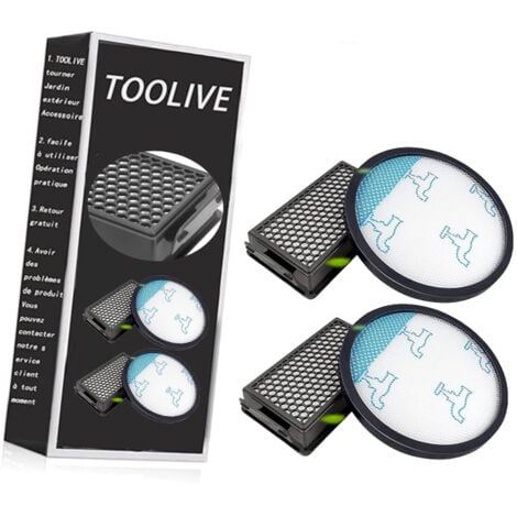 TOOLIVE Pack of 2 ZR78000 HEPA Filter for Rowenta Compact Power XXL RO4811EA RO4823EA RO4825EA RO4826EA RO4871EA RO4855EA RO4881EA Vacuum Cleaner Replacement Filter Accessories
