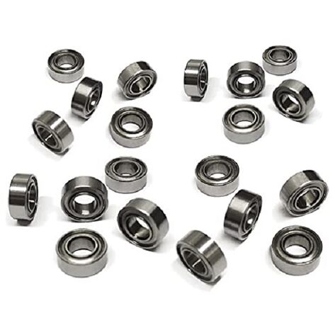 Pack of 20 MR84ZZ Bearings 4mm x 8mm x 3mm Steel Ball Bearings