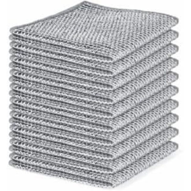 Image of Pack of 20 scratch-resistant steel wool&hellip;