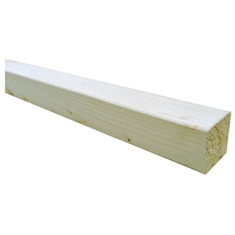 PACK OF 20(Total 20 Units)-47mm x 50mm (2x2")(45mm x 45mm Finish) C16 Kiln Dried Regularised Carcassing Timber-3.0m Length