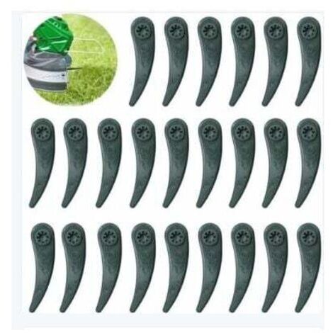 Pack of 24 replacement blades for Bosch Durablade Art 23-18 LI and Art 26-18 LI lawnmowers, green ZY