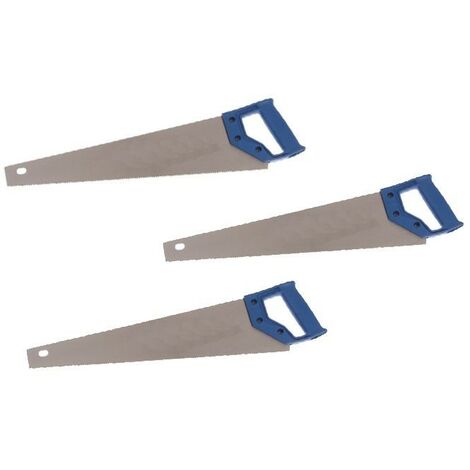 Pack of 3 Bahco 244 Hardpoint 20in 7tpi Handsaw 500mm BAH24420N 244-20-U7/8-HP