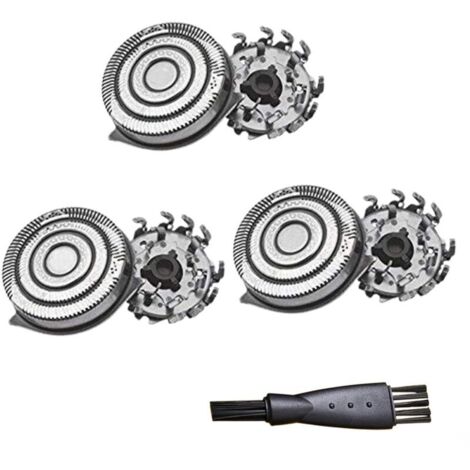 Pack of 3 SH50/52 replacement heads compatible with models Norelco Serie 5000 (S5xxx), AquaTouch (S5xxx), AquaTouch (AT8xx, AT7xx) and PowerTouch (PT8xx).