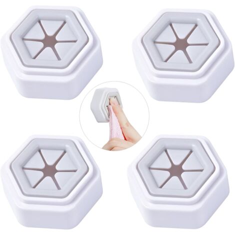 Pack of 4 self-adhesive tea towel clips, towel clips without drilling, towel holder clips, self-adhesive tea towel holder hooks without drilling, for kitchen, living room