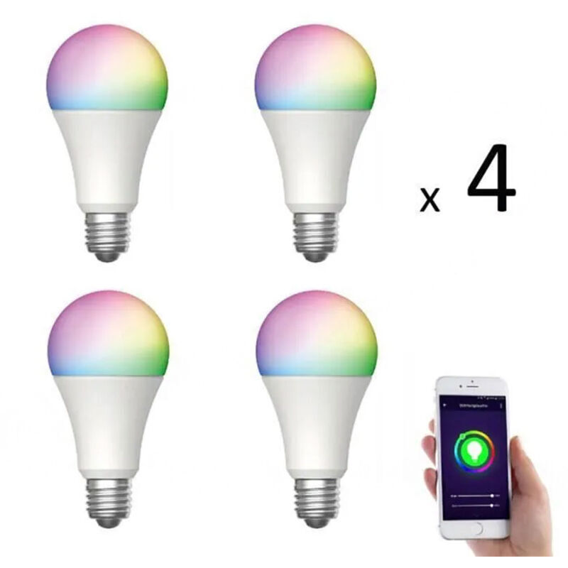 Image of (Pack of 4) Smart LED Bulb&hellip;
